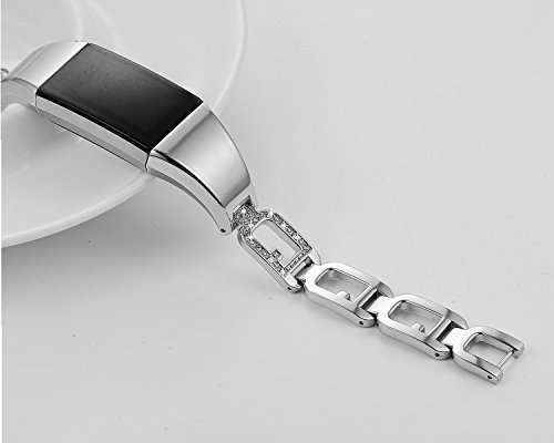 For Fitbit Charge 2 Bands, Premium Wristband Metal Bracelet Bands for Fitbit Charge 2 /Fitbit Charg
