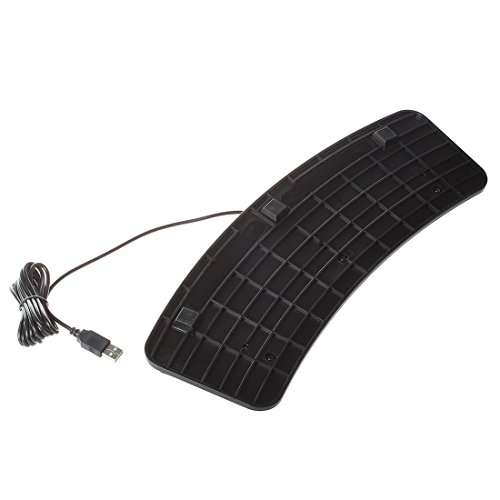 iKKEGOL PC USB Triple Foot Switch Keyboard Mouse Control Action 3 Three Pedal HID for Game PC..