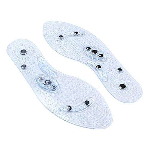 MindInSole Acupressure Magnetic Massage Foot Therapy Reflexology Pain Relief Shoe Insoles 1 Pair Was