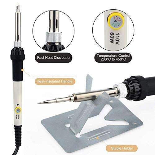 Soldering Iron Wood Burning Kit 72PCS, Jeerbly Professional Pyrography Kit - Wood Burner..