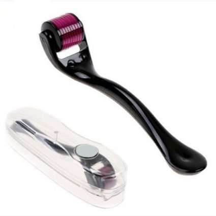 Derma Roller + FREE Travel Case - Titanium Alloy Micro Needle Roller - 0.5mm 1.0mm 1.5mm 2.0mm 2.5mm