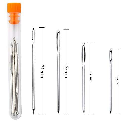 8 Pack Leather Waxed Thread,263 Yards 150D Sewing Waxed Twine,8 Colors Flat Waxed Thread, With Larg