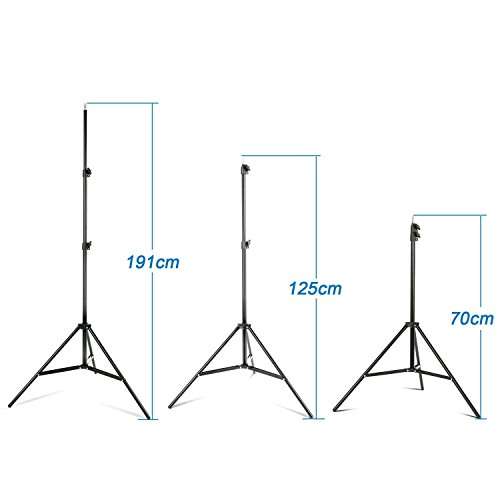 Photo Master 600W Photography Studio Video Portrait Soft Umbrella Continuous Triple Lighting Kit fo