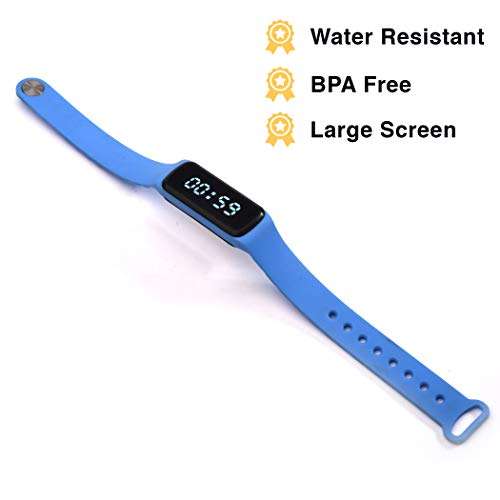 The Brand New Designed Potty Training Bracelet (Blue) with Water Resistance Function and..