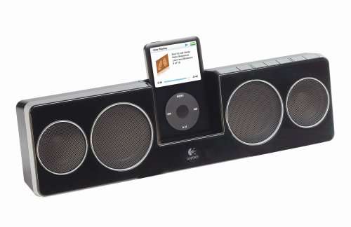 Logitech Pure-Fi Anywhere 2 Compact Docking Speakers for iPod and iPhone (Black)
