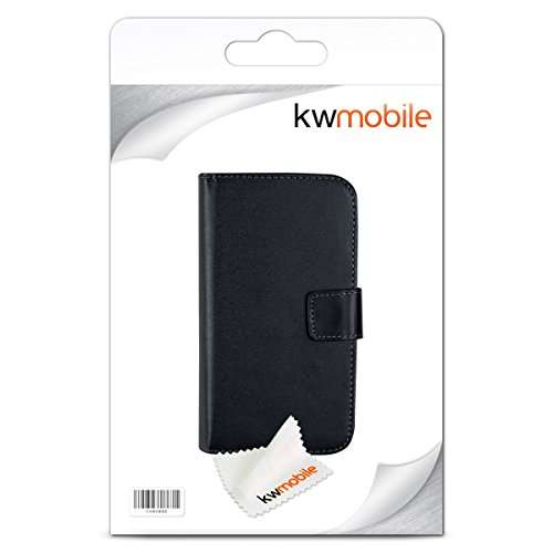 kwmobile Wallet Case for Samsung Galaxy K Zoom - Protective PU Leather Flip Cover with Magnetic Clo