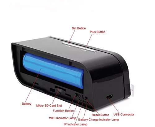 Wireless Wifi HD 1080P Hidden Camera Nanny Cam Hidden Camera Clock Motion Detection Camera Mini Spy