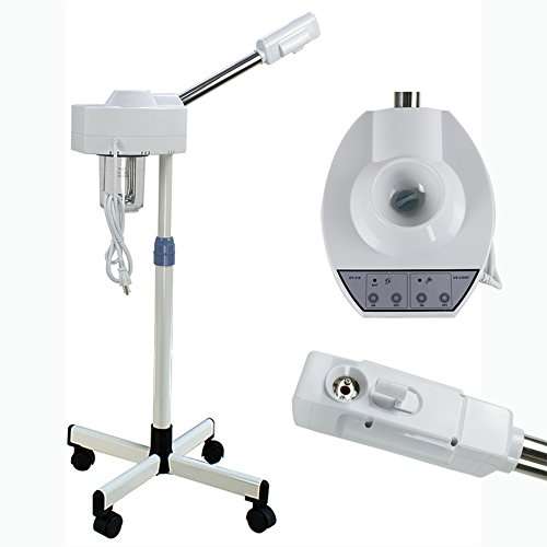 Sterile Ozone Aromatherapy Facial Steamer On Wheels For Personal Home Salon Spa Skin Cle..