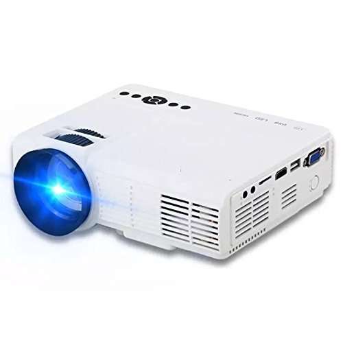 2017 Projector, Dihome Multimedia Video Projector Huge Screen Portable LED Projector Support Up To