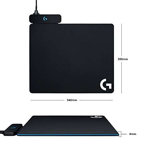 Logitech G Powerplay Wireless Charging System for G703, G903 Lightspeed Wireless Gaming Mice,..