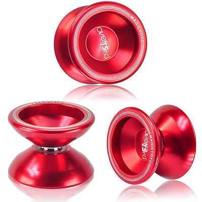 MAGICYOYO Unresponsive Yoyo T5 Overlord Aluminum Professional Yo-Yos Yoyo balls with 5 Strings Glov