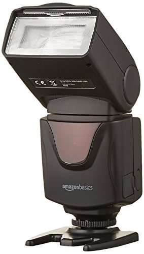 AmazonBasics Electronic Flash for DSLR Cameras (Canon, Nikon)