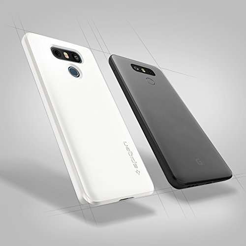 Spigen Thin Fit LG G6 Case with Premium Matte Finish Coating and QNMP Compatible for LG G6 (2017) -