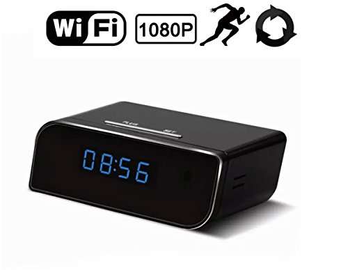Wireless Wifi HD 1080P Hidden Camera Nanny Cam Hidden Camera Clock Motion Detection Camera Mini Spy
