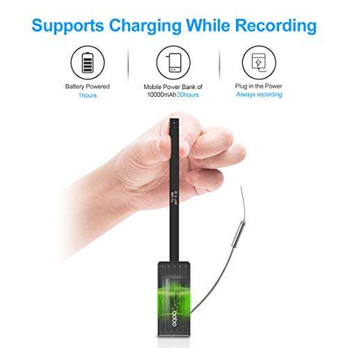 AOBO Spy Camera Wireless Hidden 1080P HD Mini WiFi Camera Motion Activated Detection Alarm Spy Nann