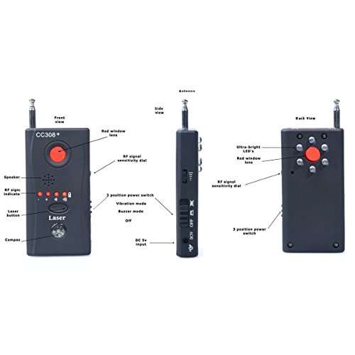 CC308+ Anti-Spy Detector RF Signal Bug Hidden Camera Finder Detector