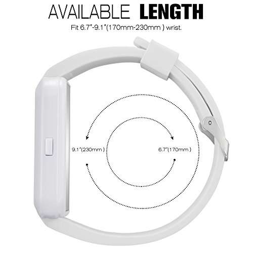 Bluetooth Smart Watch - Upgraded Touch Screen Bluetooth Smart Wrist Watch Smartwatch Phone