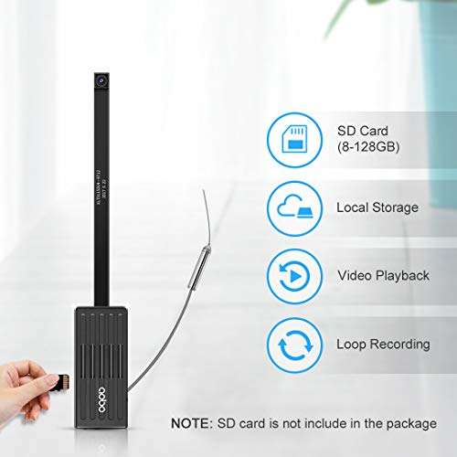 AOBO Spy Camera Wireless Hidden 1080P HD Mini WiFi Camera Motion Activated Detection Alarm Spy Nann