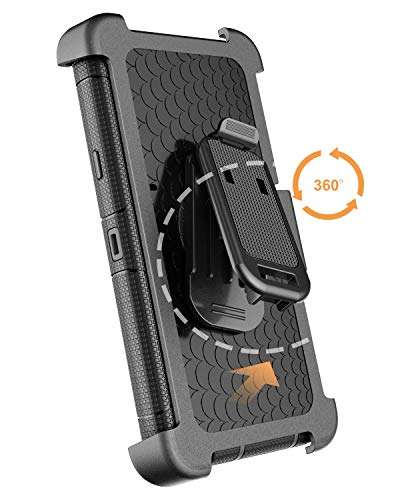 Samsung Note 9 Case, BENTOBEN Galaxy Note 9 Case Belt Clip, Heavy Duty Shockproof Kickstand Swivel