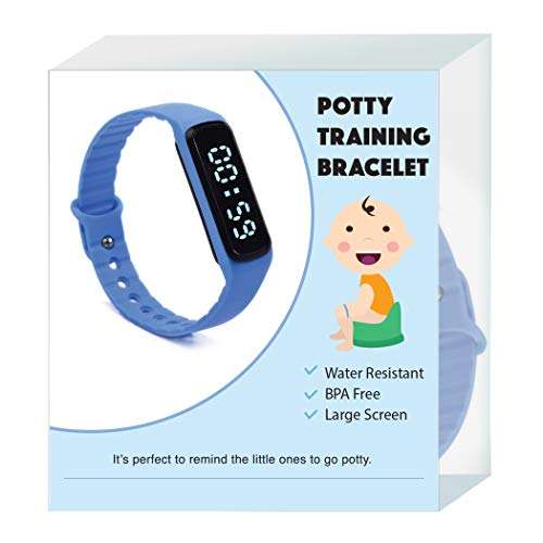 The Brand New Designed Potty Training Bracelet (Blue) with Water Resistance Function and..