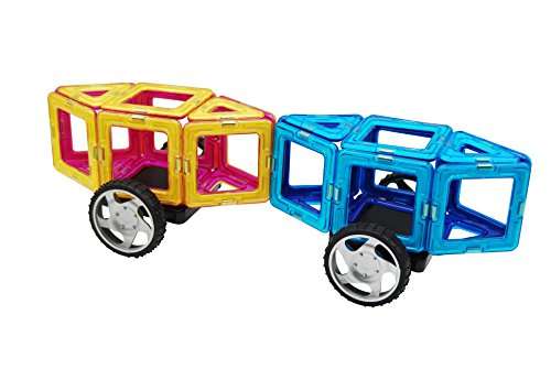 Spark Imagination & Creativity - Neoformers Children's Magnetic Building Block Construction Set wit