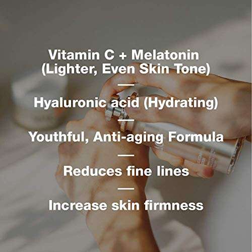 3ACT Vitamin C Serum - Anti-Aging, Skin Brightening & Antioxidant Formula with Hyaluroni..