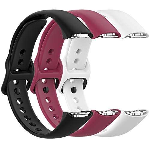 Fit for Samsung Galaxy Fit SM-R370 Bands, Adjustable Soft Silicone Replacement Watch Band Straps ...