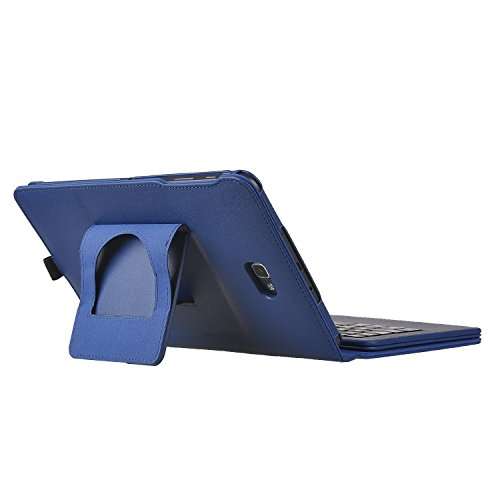 IVSO Samsung Galaxy Tab E 9.6 Keyboard case Ultra-Thin Wireless Keyboard Portfolio Case - DETACHABL
