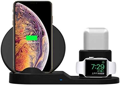 3 in 1 Multi-Functional 10W Fast Charging Wireless Charger Dock
