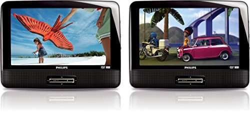 Philips PD9016 9" Dual Portable DVD Player (Certified Refurbished)