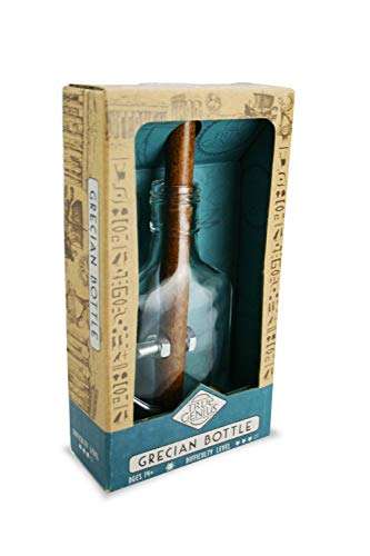 Glass Bottle Puzzle True Genius Brain teasers Adult Puzzle...