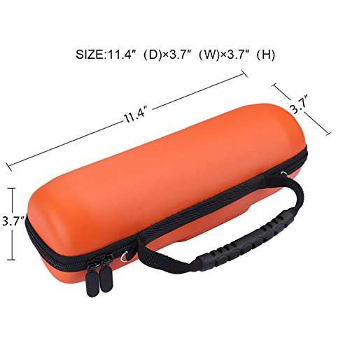 Xberstar Travel Carry Storage PU Hard Case Bag Pouch for JBL Charge 3 Wireless Bluetooth Speaker an