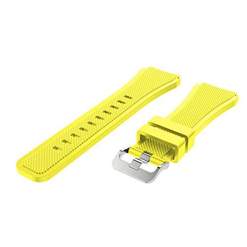 Leefrei Gear S3 Watch Band, Soft Silicone Sport Band Replacement Strap for Samsung Gear S3 Frontier