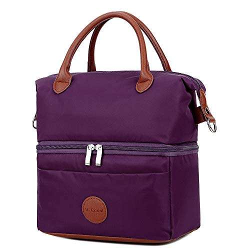 Breast Pump Bag - Cooler and Moistureproof Lunch Bag Double Layer for Mother Outdoor Working ..