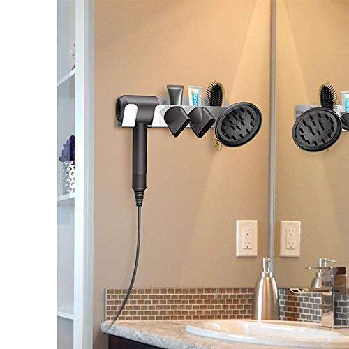 Hair Dryer Wall Mount Holder, Hair Dryer Storage Rack Hanger Holder for Dyson Supersonic Hair..