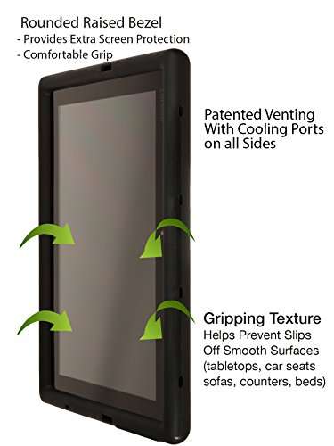 Bobj Rugged Case for Lenovo IdeaPad Miix 310 - BobjGear Custom Fit - Patented Venting - Sound Ampli