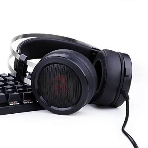 Redragon H901 Gaming Headset with Microphone for PC, PC Gaming Headphones with Mic and Built-..