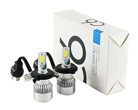 H7 H3 H4 LED Light Headlight Vehicle Car Hi/Lo Beam Bulb Kit 6000k White