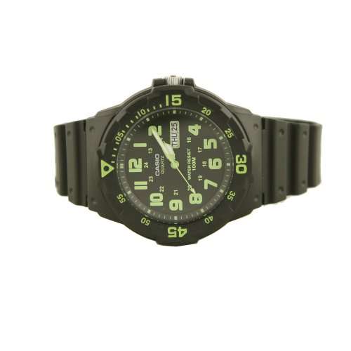Casio Men's Marine Black Dial Black Resin