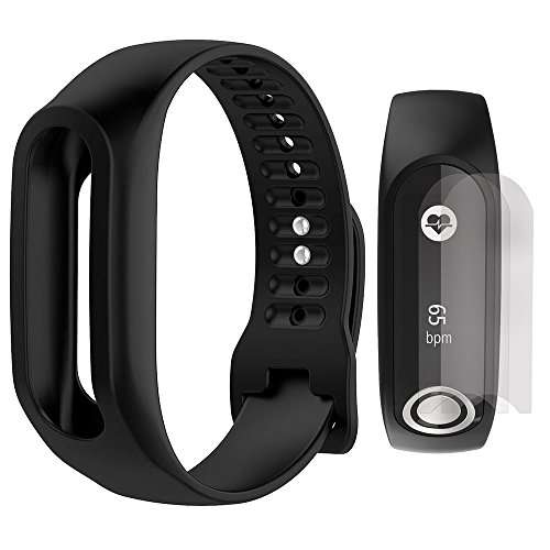 TUSITA Replacement Silicone Strap Band WristBand Accessory For TomTom Touch / Touch Cardio With Scre