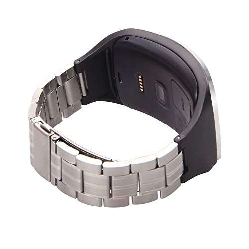 HWHMH 1PC Replacement Stainless Steel Metal Band / Genuine Leather Band Strap For Samsung Galaxy Ge