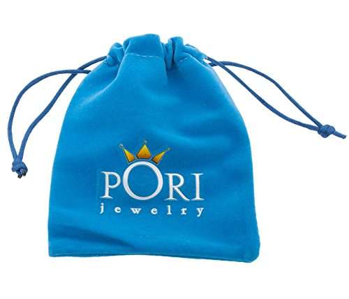 PORI JEWELERS .925 Sterling Silver Cushion Cut Halo Solitaire Engagement Ring- 2.45 Cttw cubic zirc