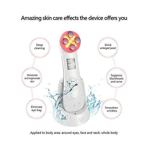 Mesotherapy Electroporation RF Radio Frequency Facial LED Photon Skin Care Device Face L..