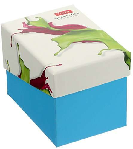 Timex Unisex TWG018400 Weekender Color Rush Navy/Green Box Set