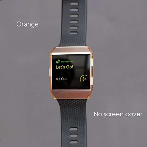 For Fitbit Ionic Case,bayite TPU Rugged Protective Frame Shock Resistant Cover Shell For Fitbit Ion