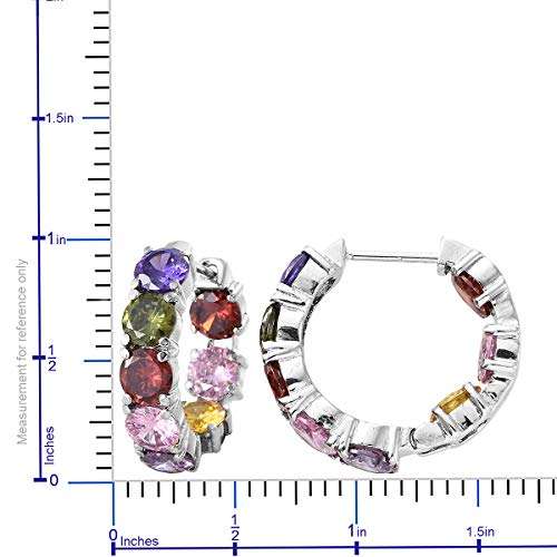 Stainless Steel Inside Out Huggie Hoop Earrings for Women and Girl