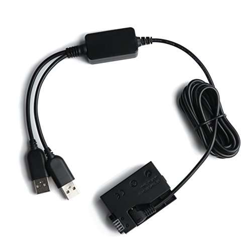 ACK-E8 USB Power Kit AC Adapter Replacement LP-E8 DR-E8 DC Coupler Dummy Battery for Canon EOS 550D