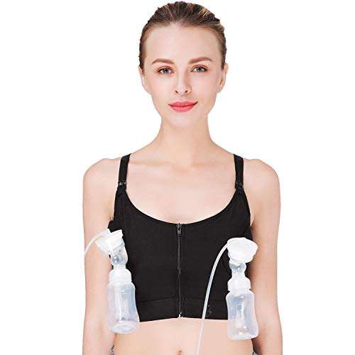 Hands Free Pumping Bra, Breastfeeding Bra, Wire-Free, with Or Without Strap of Breast Pu..