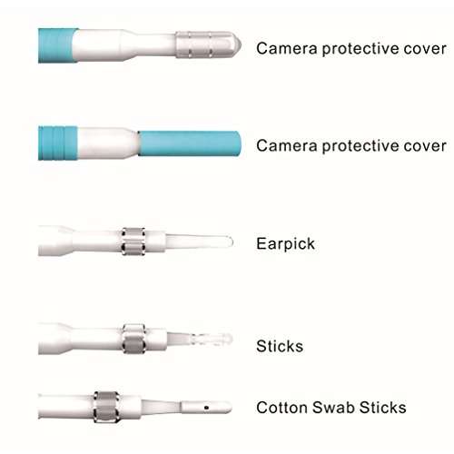 ALLCACA 3 in 1 Ear Endoscope 1.3 Megapixel HD Ear Inspection Camera Portable Ear Borescope with USB