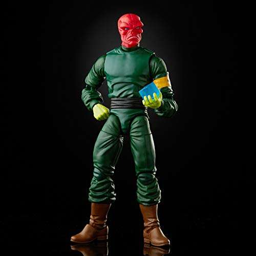 Marvel Hasbro Legends Series 6-inch Collectible Action Red Skull Figure and 7 Accessories and 1 B...